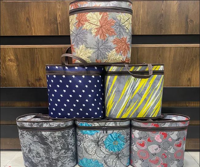 کیف فلاسک 3 تیکه طرح دار