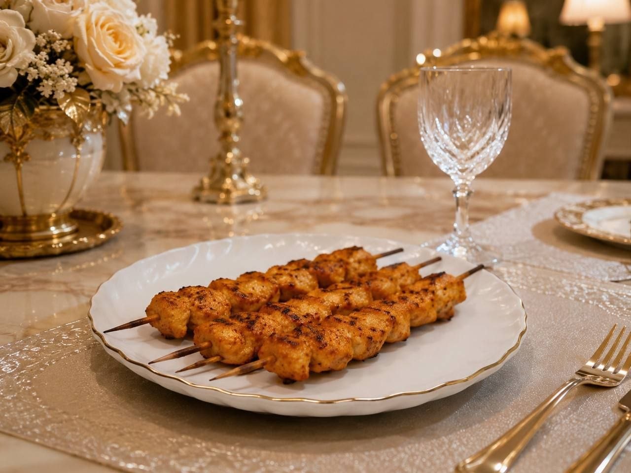 دیس گرد روناک خط طلا AKO (26×26)