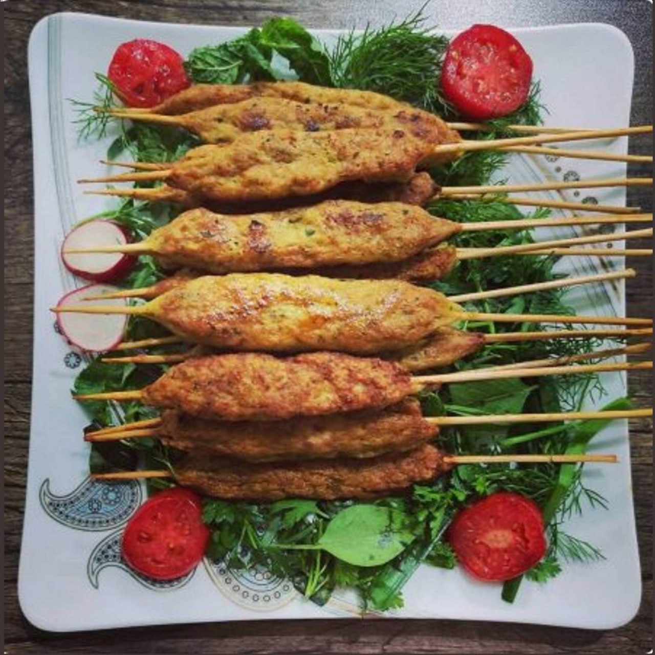 سیخ چوبی 20 سانت بسته 70 تایی