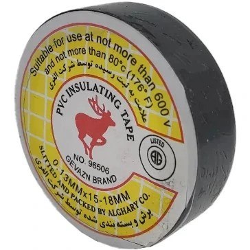 چسب برق مشکی گوزن بسته 10 عددی