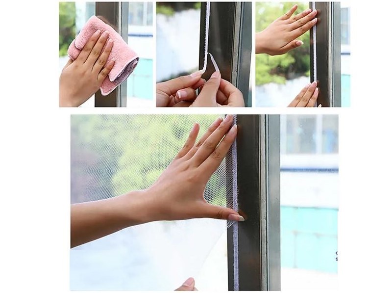 پک توری حشرات 200× 100 (تور+چسب دوطرفه)