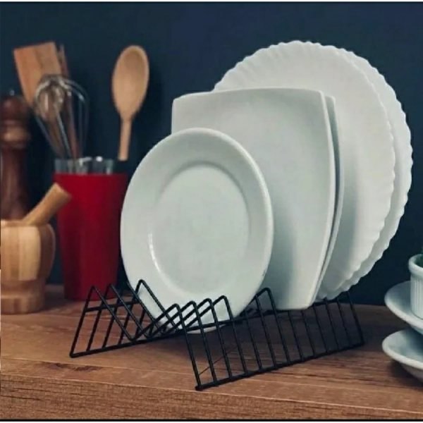 استند بشقاب طرح M فلزی
