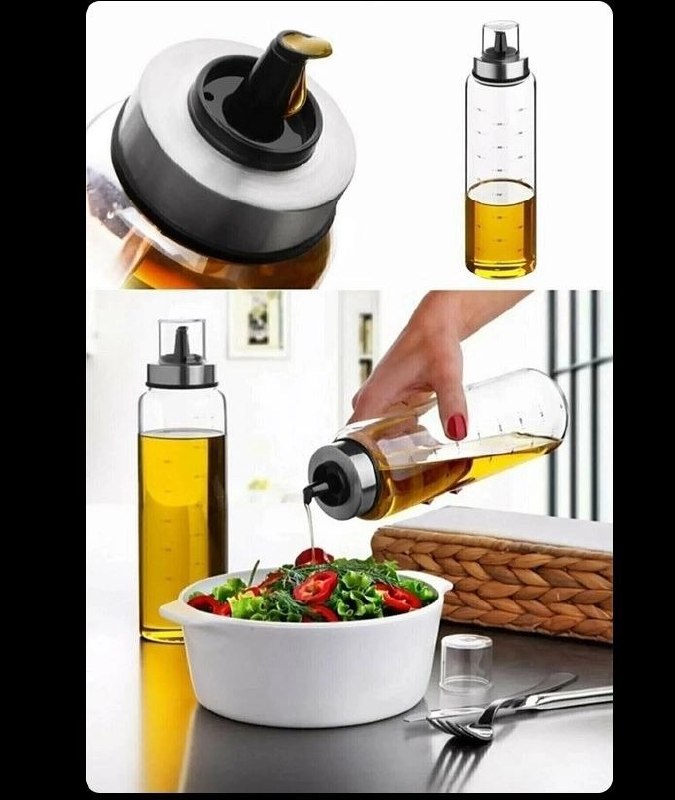 روغن ریز شیشه ای اوستایل ظرفیت ۵۰۰ میل