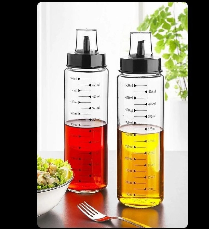 روغن ریز شیشه ای اوستایل ظرفیت ۵۰۰ میل