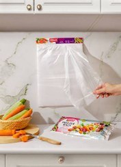 کیسه فریزر 100 برگ چسبی صبا