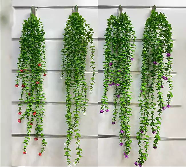 آویز شمشاد 16 شاخه گل دار 100 گرم بسته 10 عددی