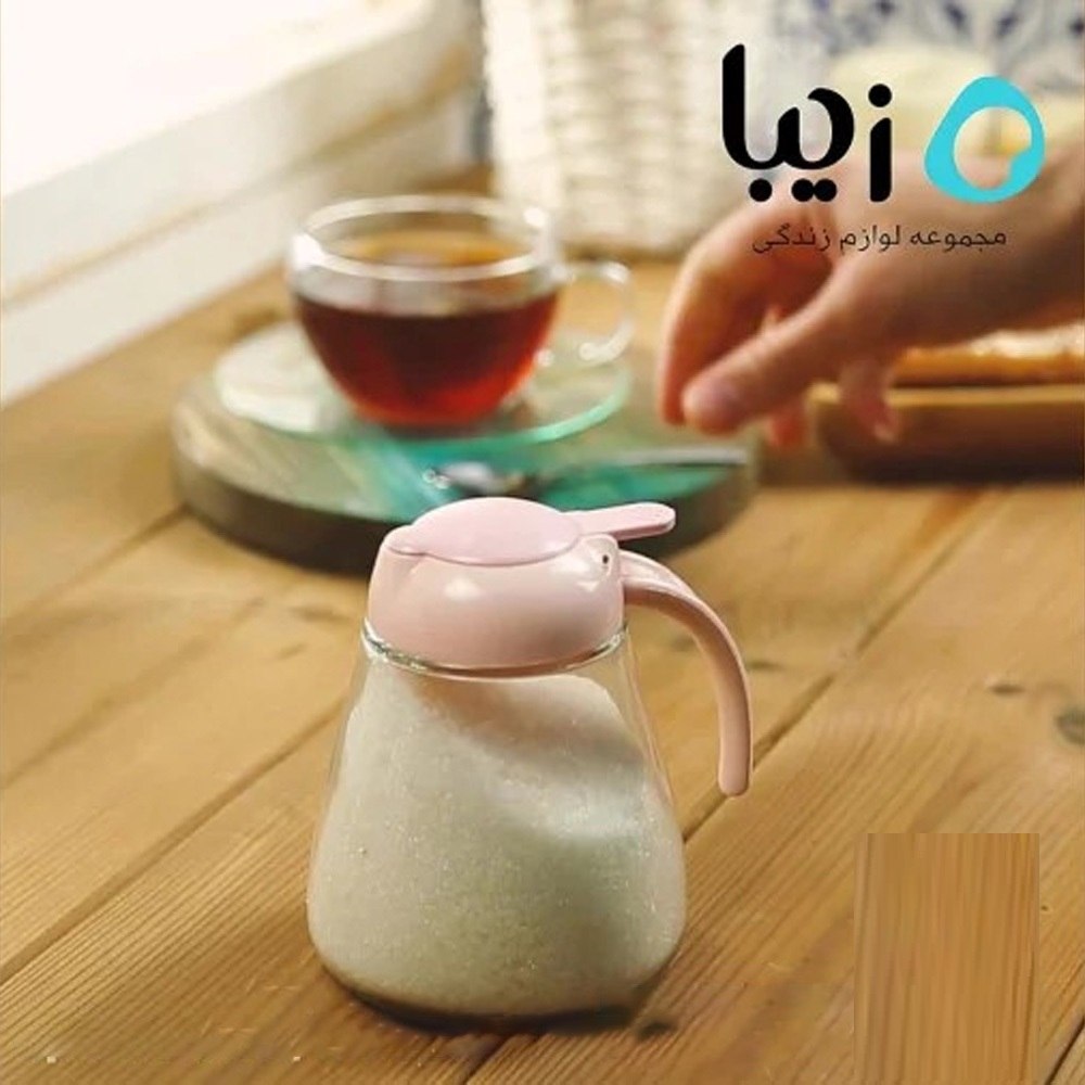 شکرپاش شیشه ای پینگو رنگین کمان زیباسازان