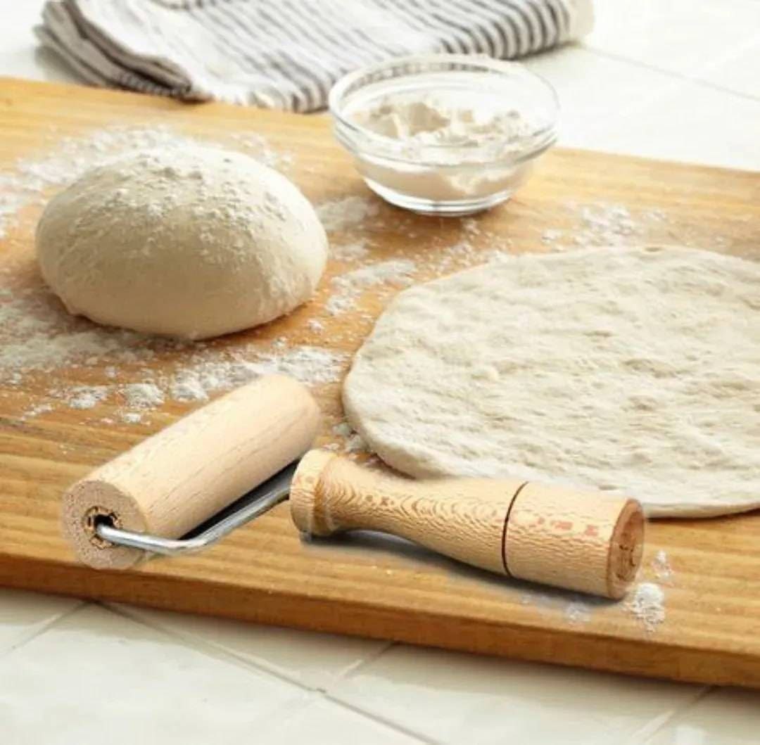 وردنه غلطکی چوبی