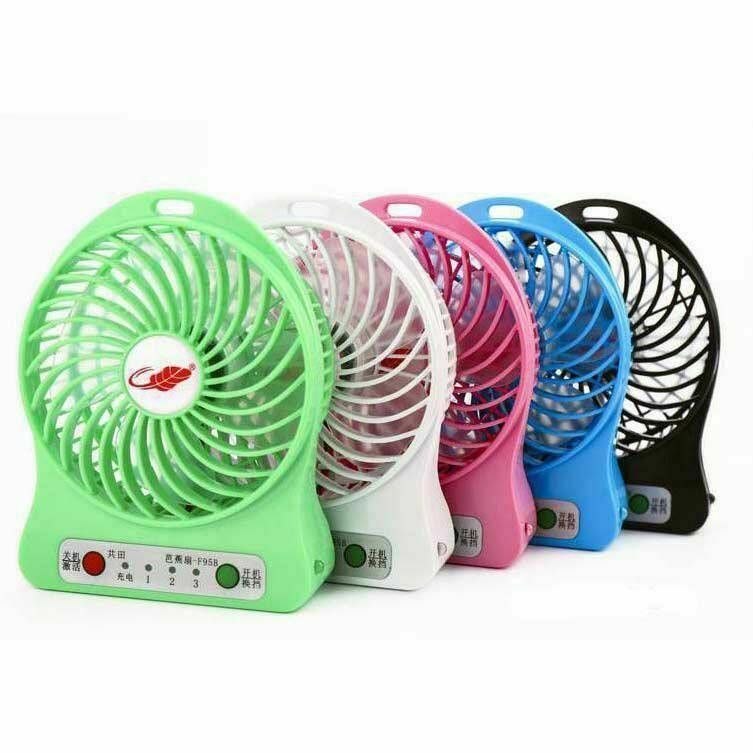 پنکه رومیزی portable fan شارژی